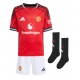 Billige Fotballdrakt Manchester United Mason Mount #7 Replika Hjemmedraktsett Barn 2025-26 Kortermet (med bukser)